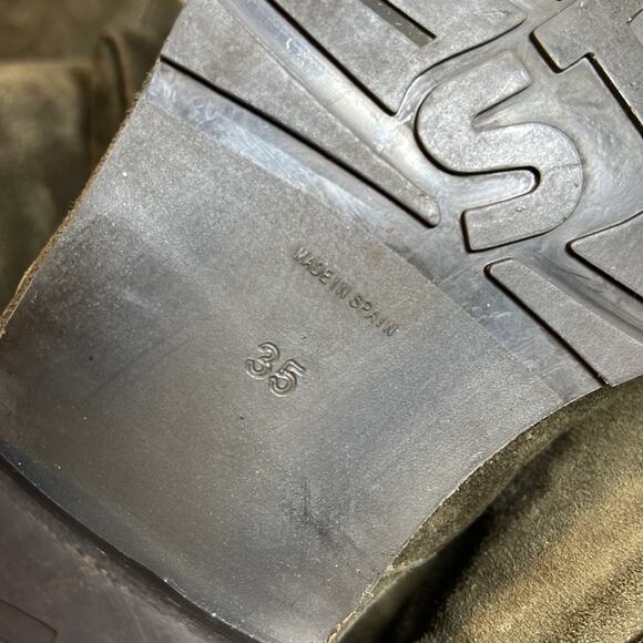 Stuart Weitzman Lowland Loden Suede Over The Knee Boot 35 INV13 - Picture 6 of 6